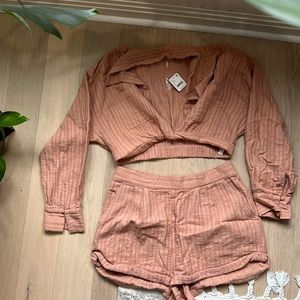 New Free People Two Piece Set
